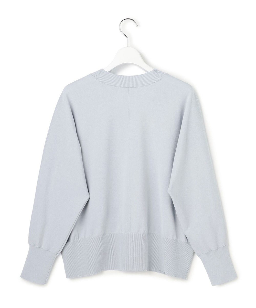 ICB クリアレーヨンストレッチ Vネックニット 