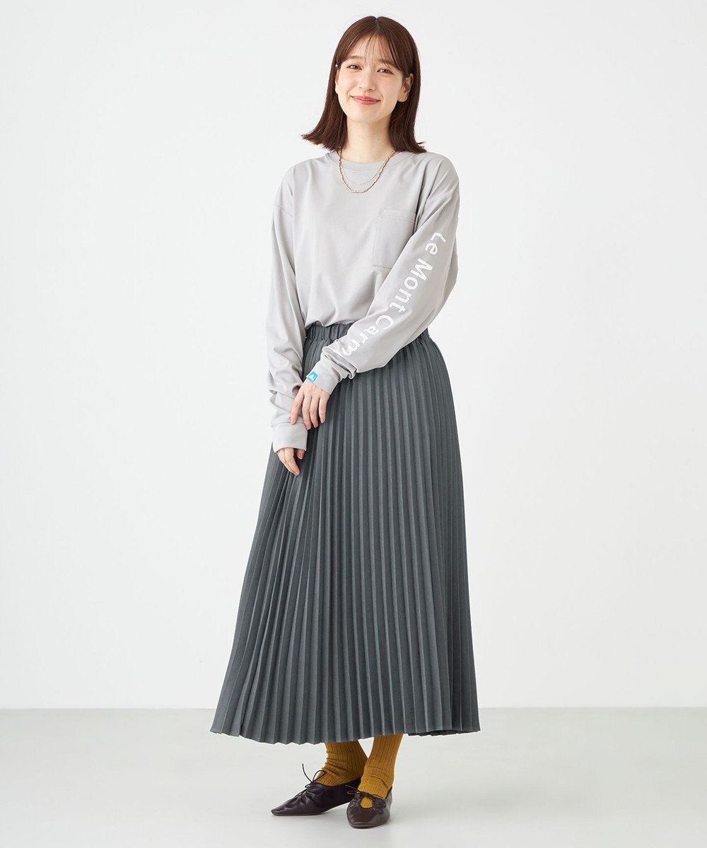 SHARE PARK LADIES 【UNISEX】吸水速乾 ショルダーロゴロングスリーブTシャツ（S・Mサイズ） 