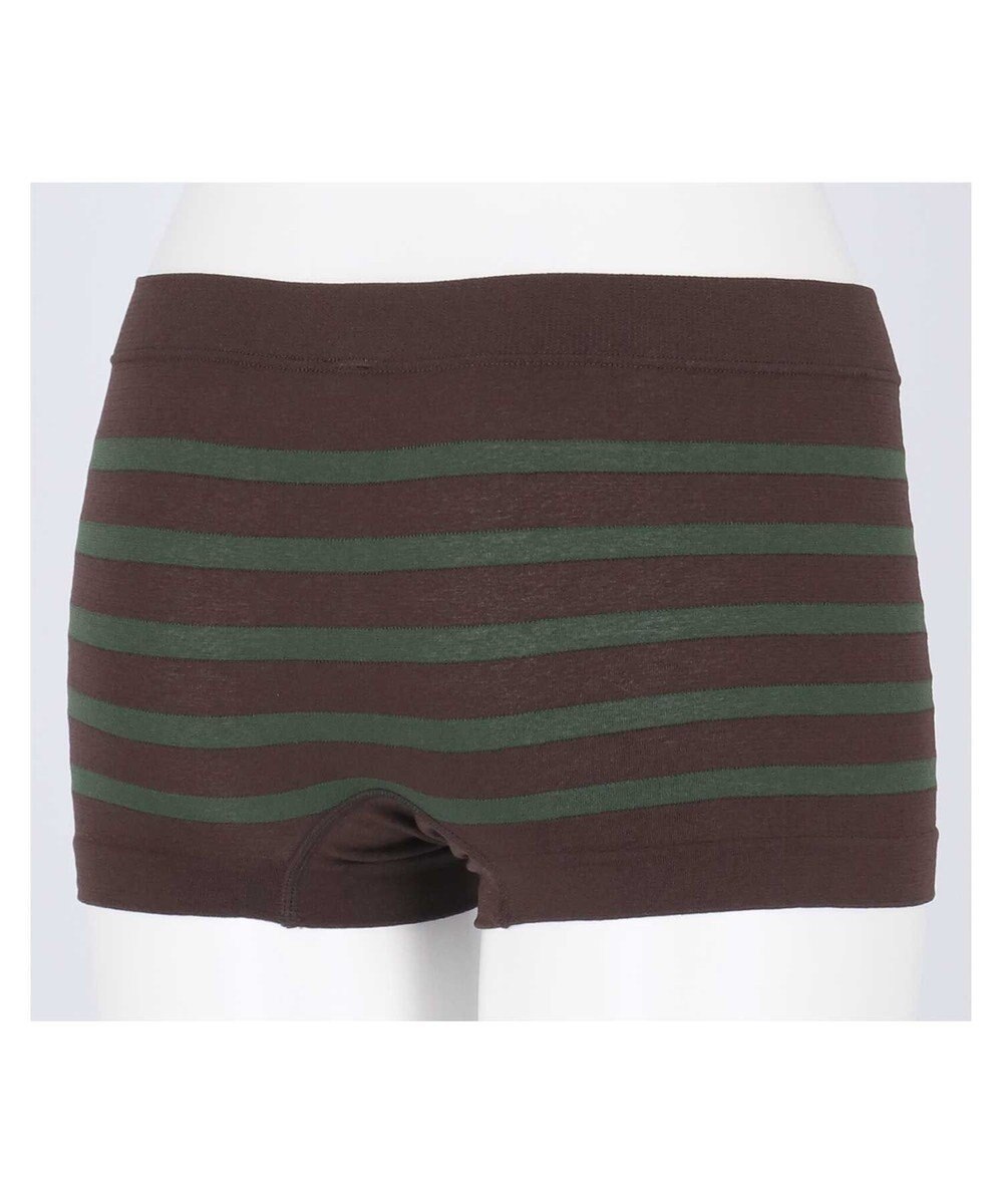 une nana cool S～LLまでワンサイズ設計 びよ～んと伸びるショーツ B4N ボーダー 