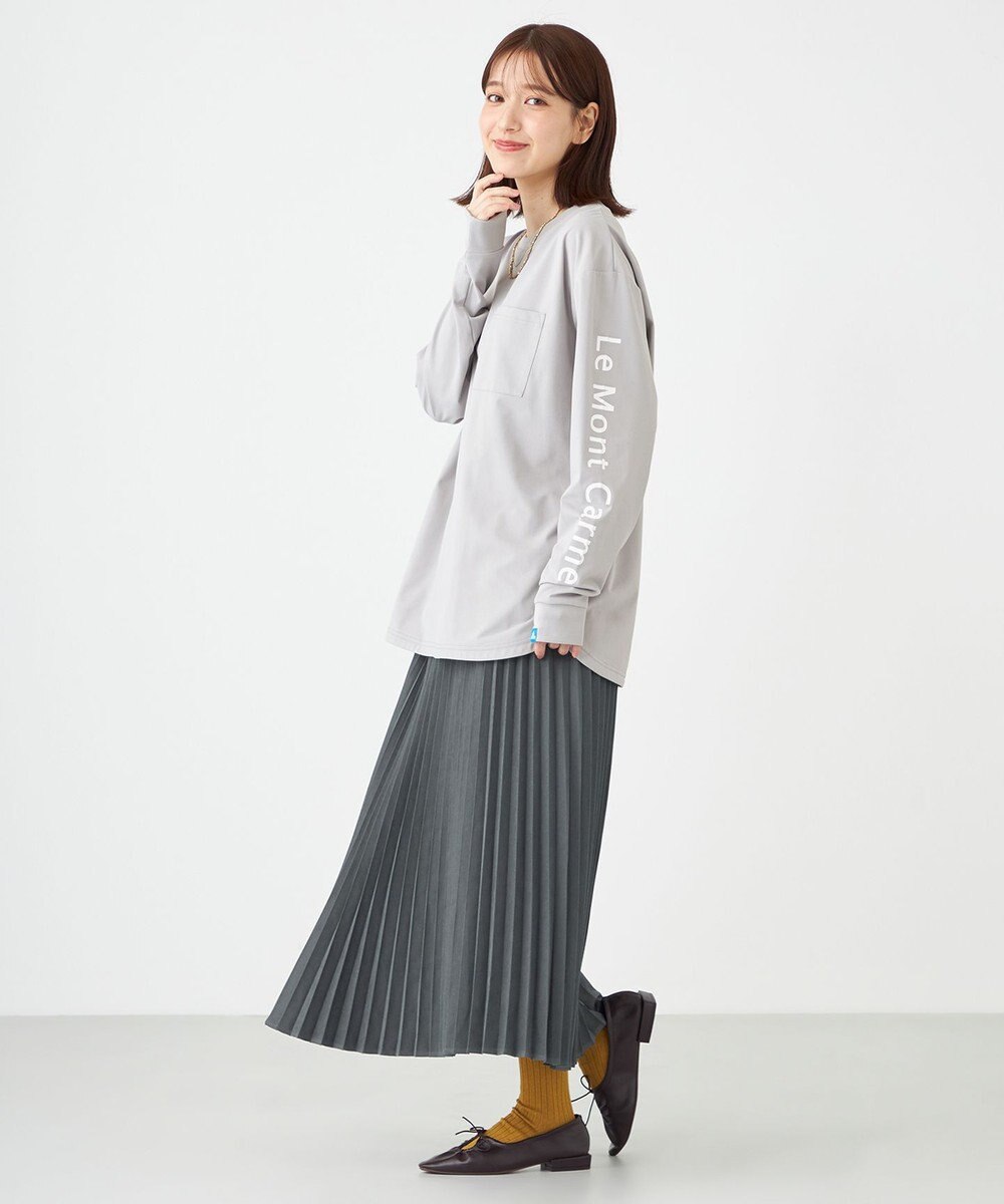 SHARE PARK LADIES 【UNISEX】吸水速乾 ショルダーロゴロングスリーブTシャツ（S・Mサイズ） 