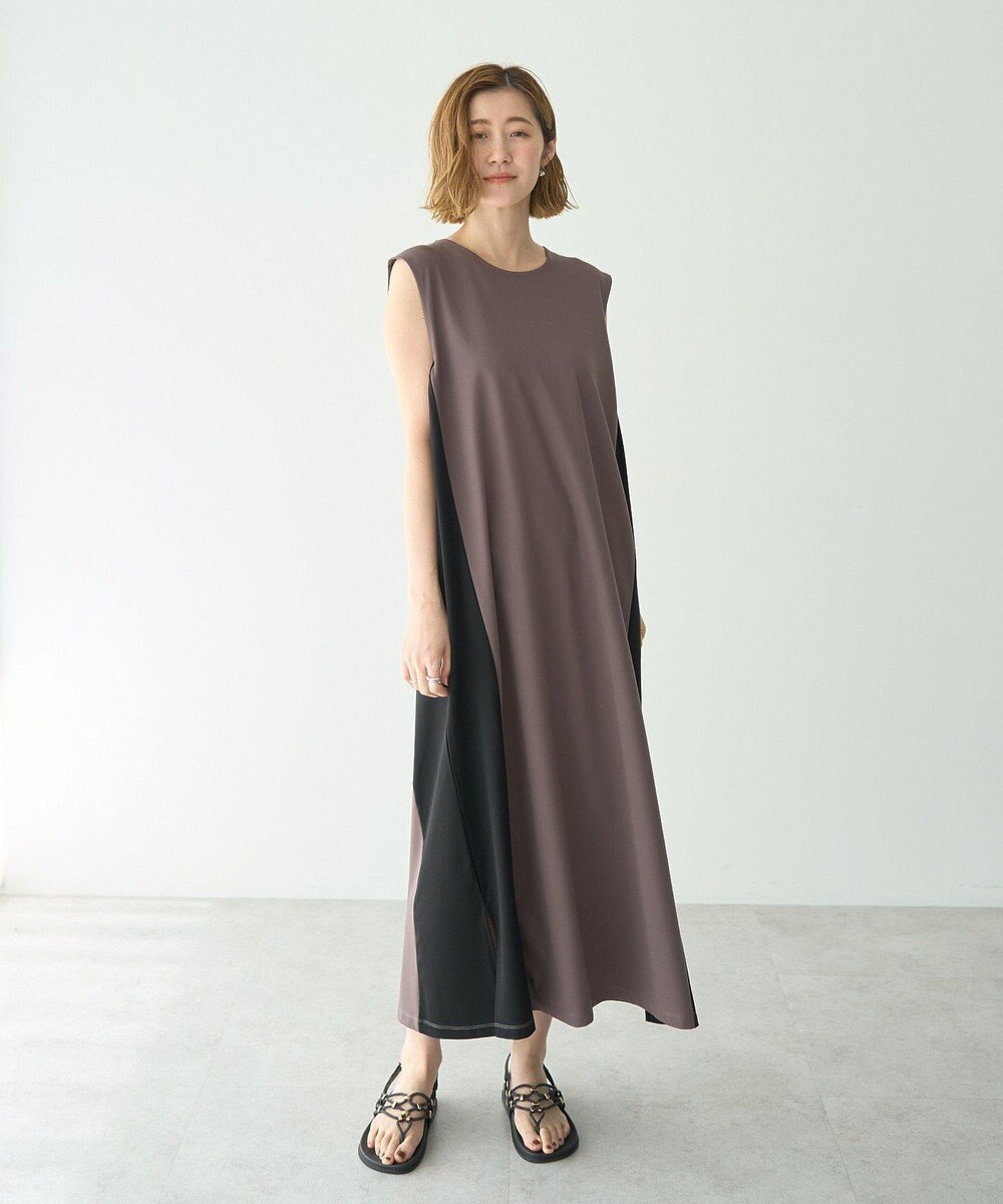 YECCA VECCA 2wayノースリーブカットワンピース 