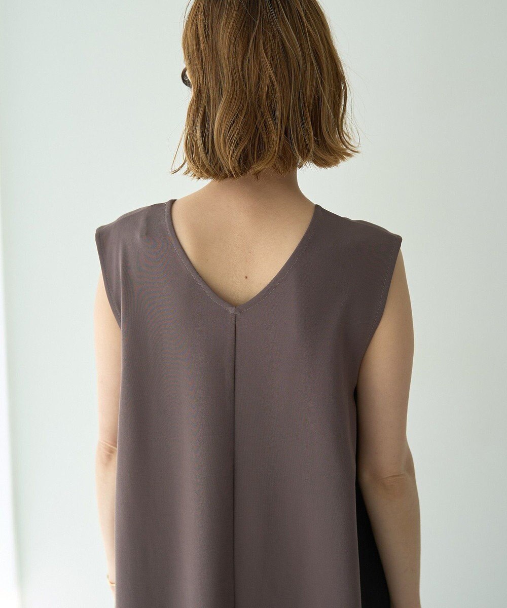 YECCA VECCA 2wayノースリーブカットワンピース 