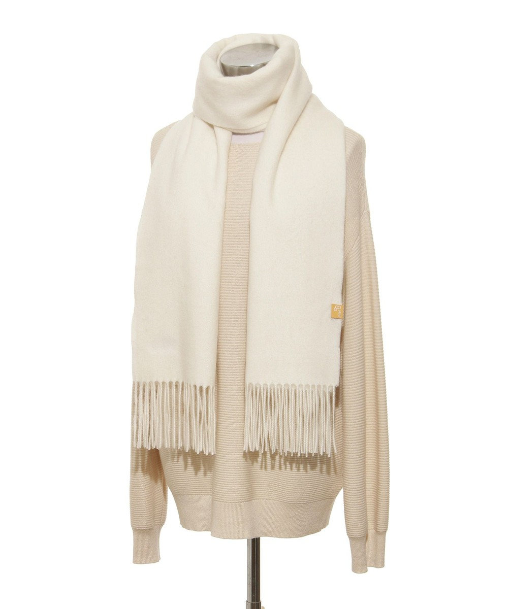 MOONBAT WEB限定【洗える】ミエル (miel) カシミヤ100％ 無地ストール 