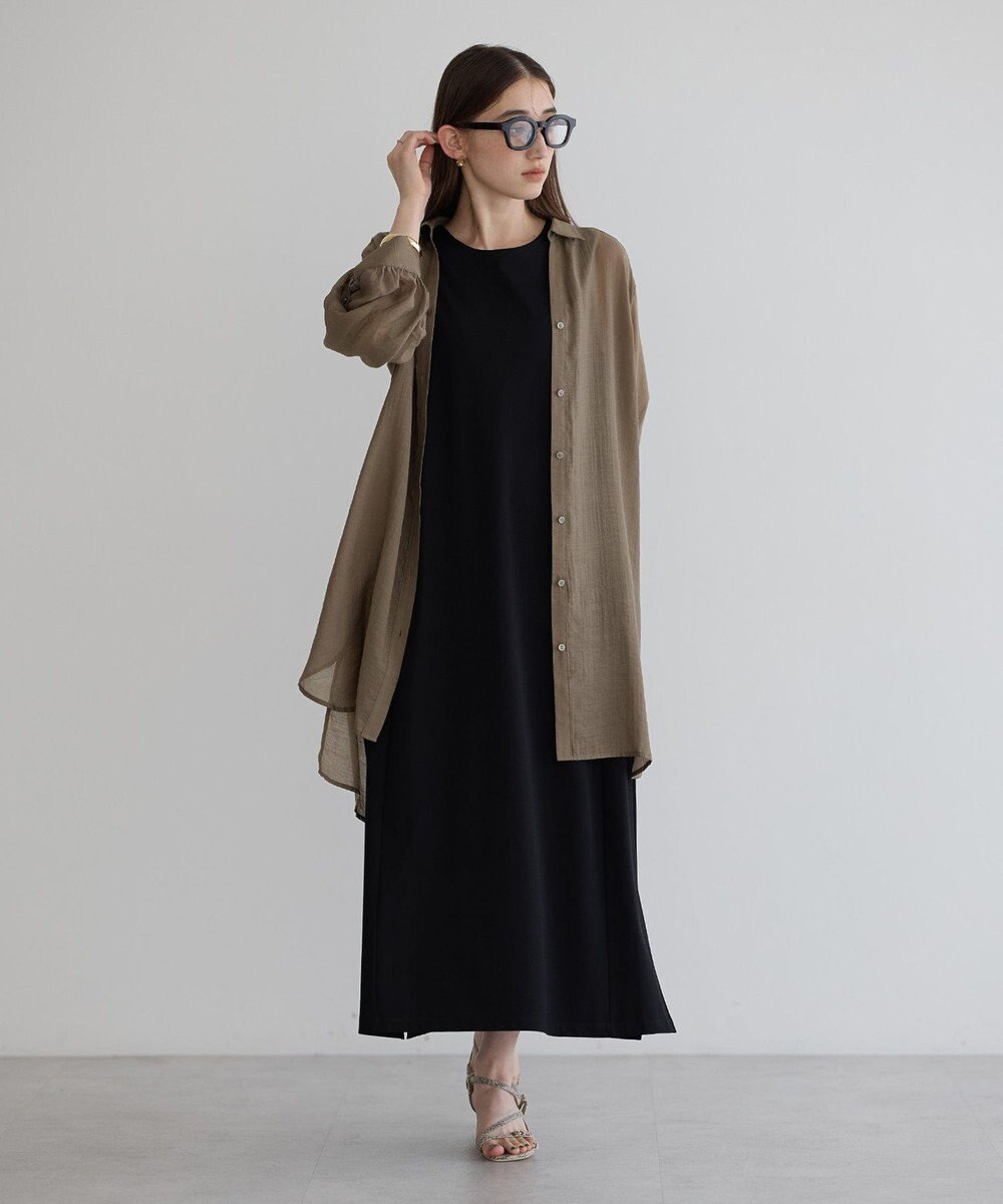 YECCA VECCA 2wayノースリーブカットワンピース 