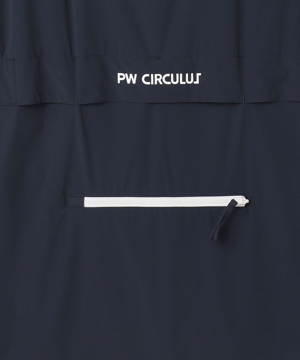 PW CIRCULUS 【撥水加工 / 小さくまとまる】【UNISEX】オーバーサイズ パッカブルベスト ゴルフウェア メンズ レディース 