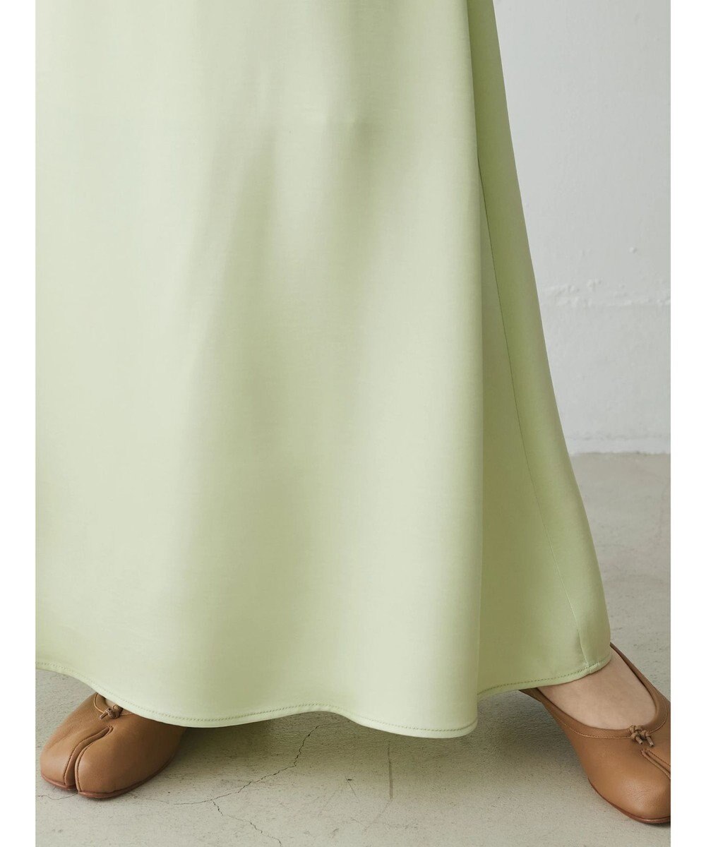 Green Parks AnriettMusee サテンナロースカート 