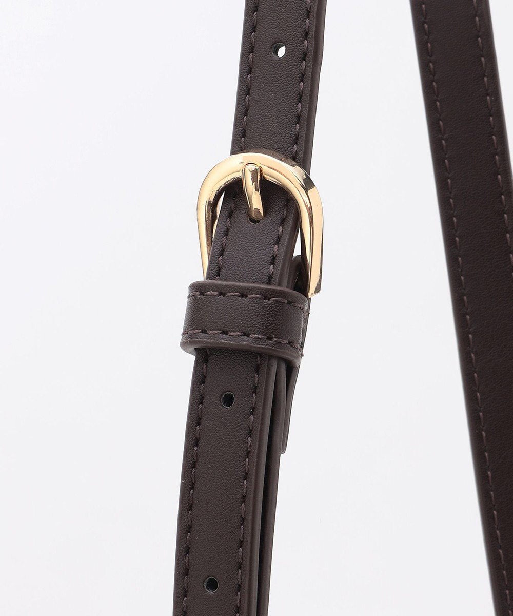 LA BAGAGERIE ソフトエナメル2WAYハンドバッグ Mサイズ 