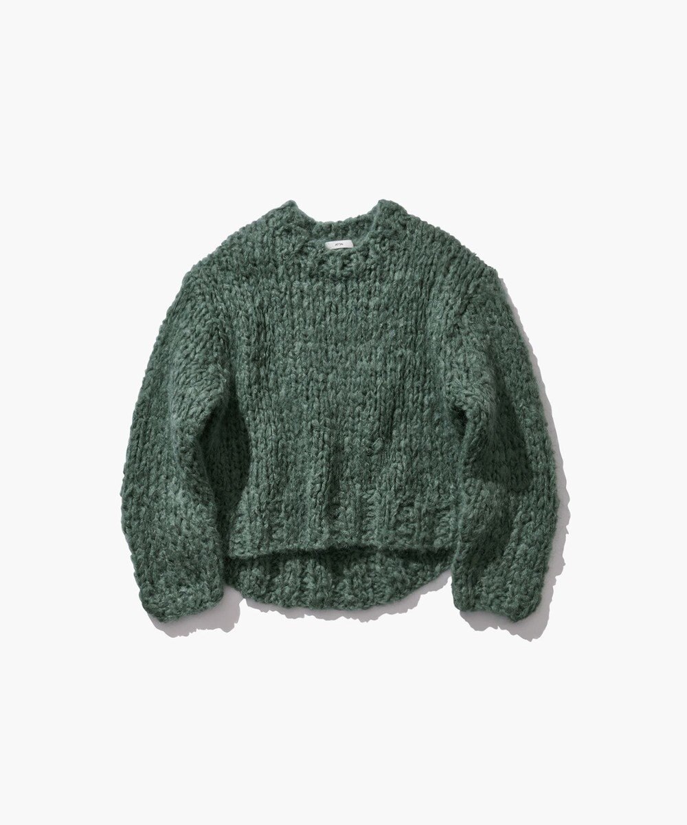 ATON HAND KNIT | オーバーサイズプルオーバー 