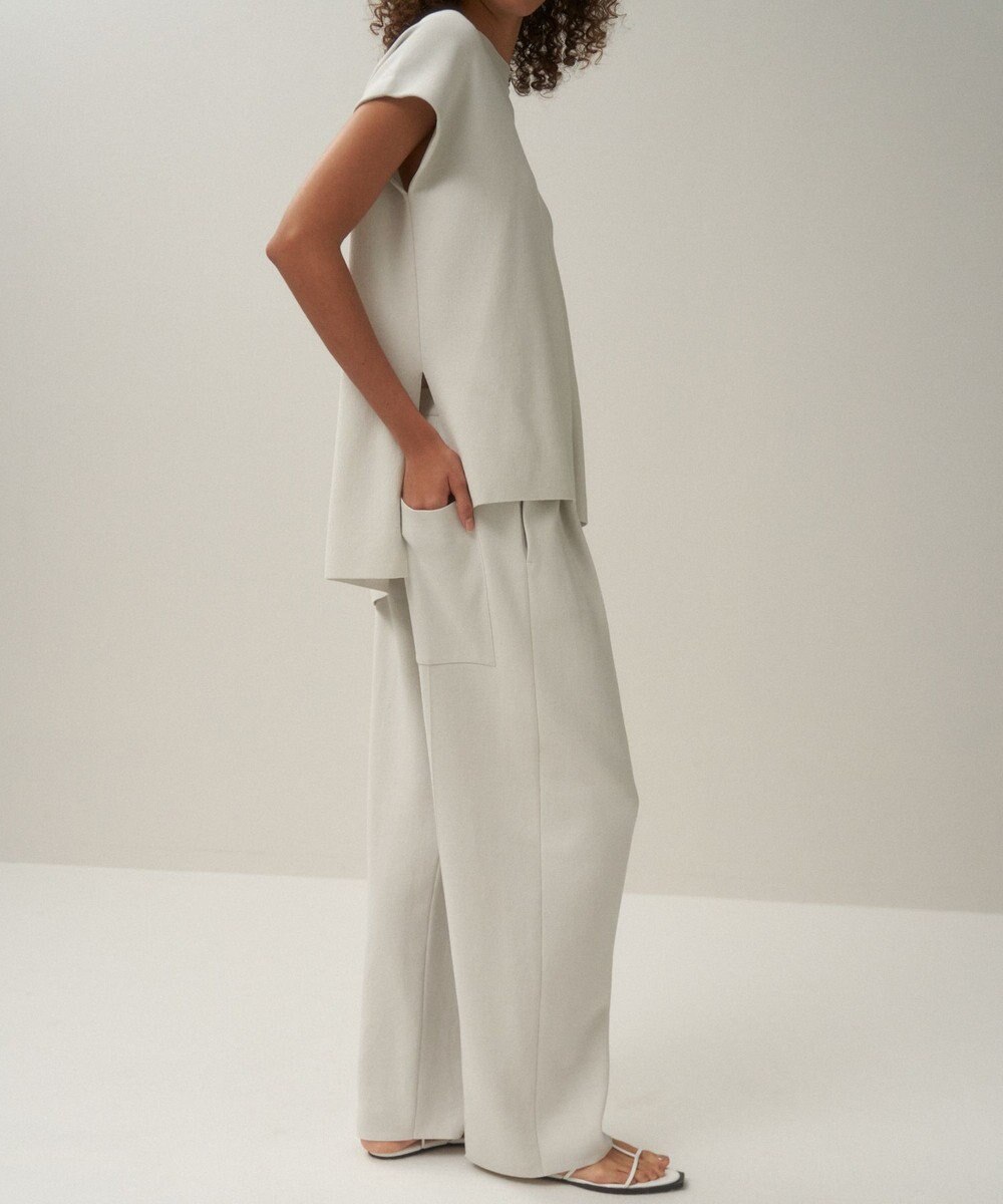 ATON 50/2 NATURAL DYED ORGANIC | ストレートイージーパンツ 