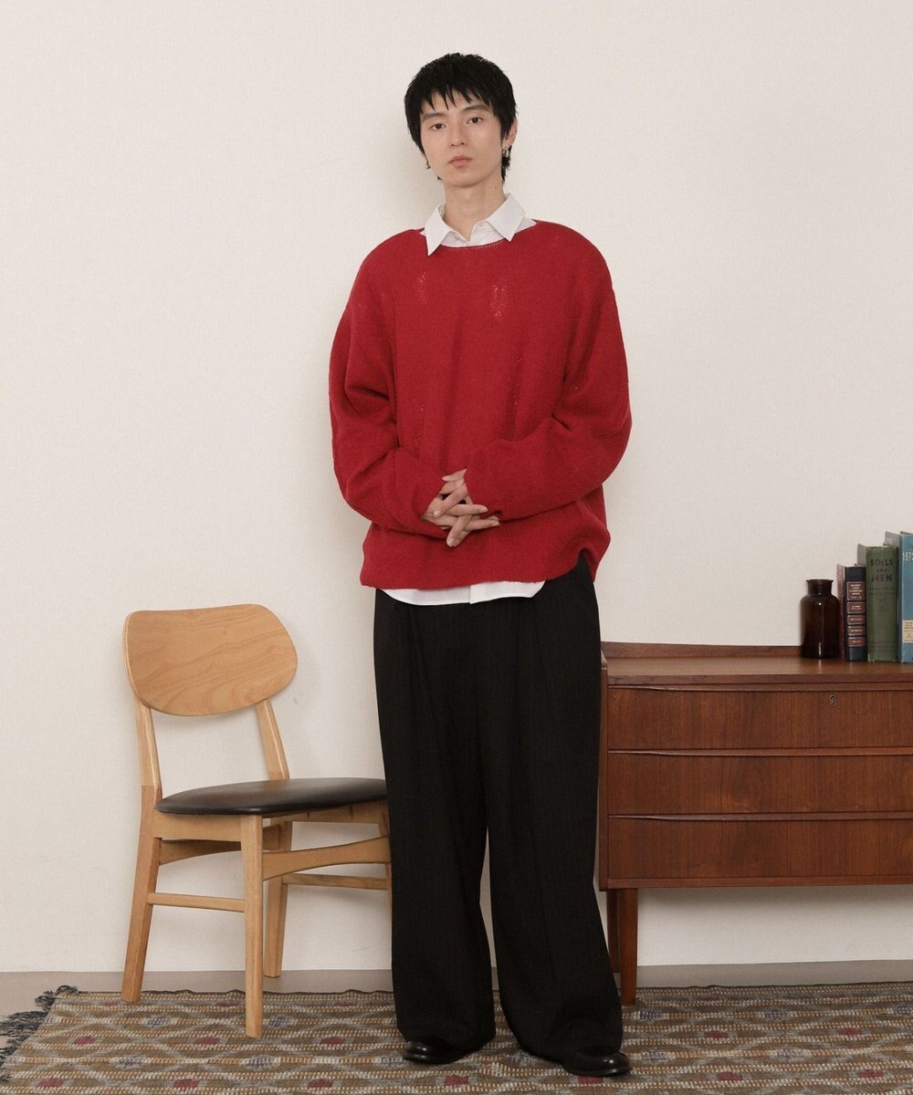 WEGO ダブルガーゼダメージプルオーバー 