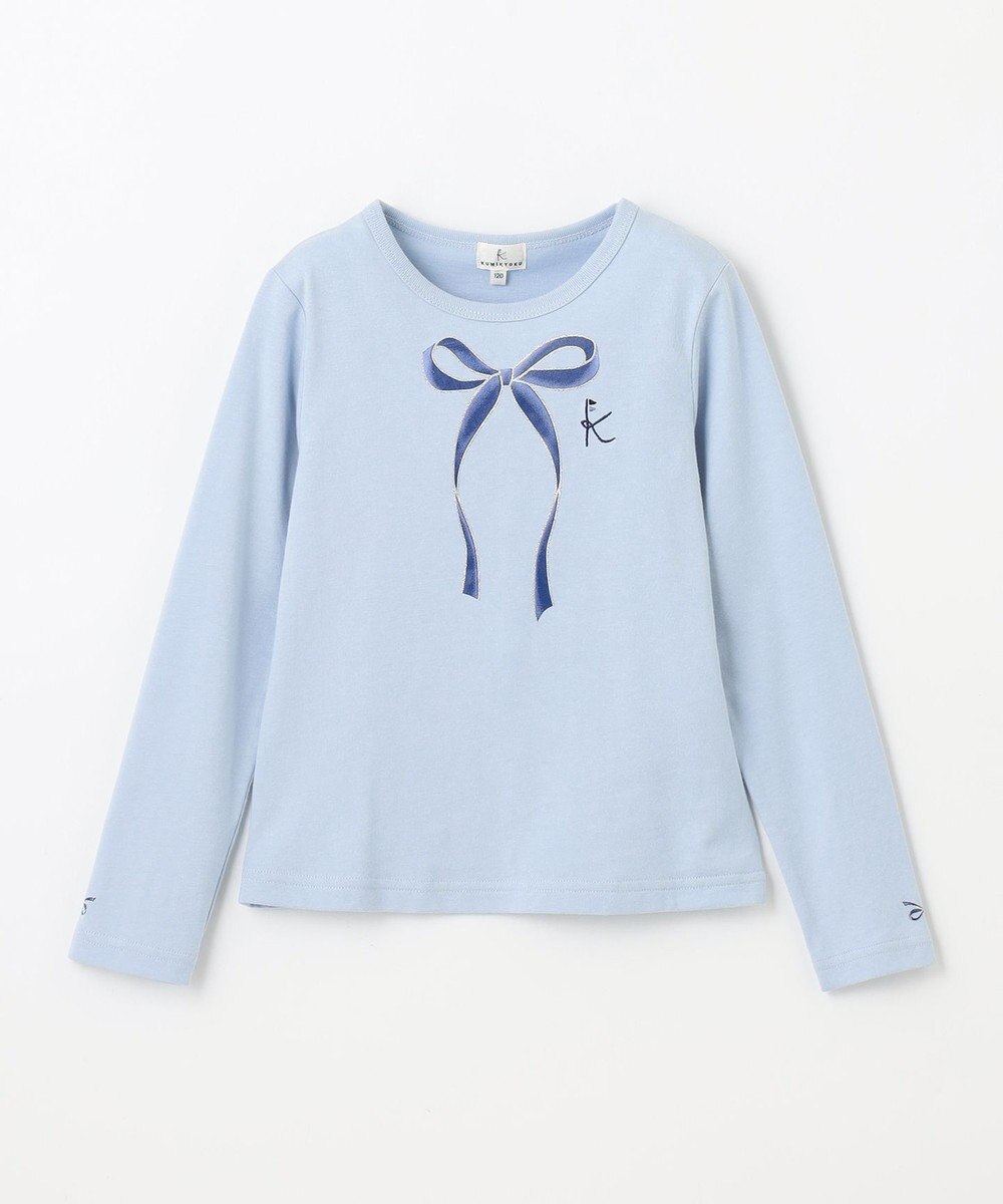 組曲 KIDS 【150-160cm】リボンアート Tシャツ 