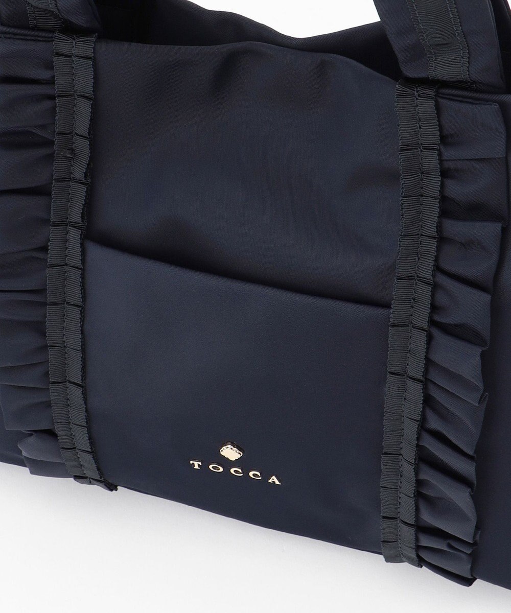 TOCCA 【撥水】FRILL A4 NYLONTOTE トートバッグ 