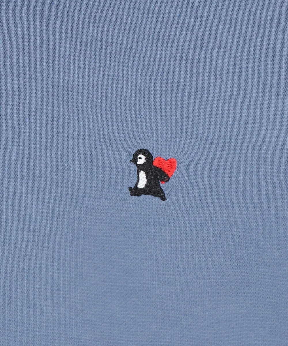 WEGO 【ユニセックス着用ITEM/SMLサイズ展開/裏起毛】ワンポイント刺繍プルパーカー 