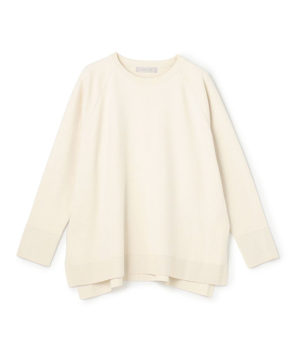 UNFILO コットンカシミヤニット クルーネック 