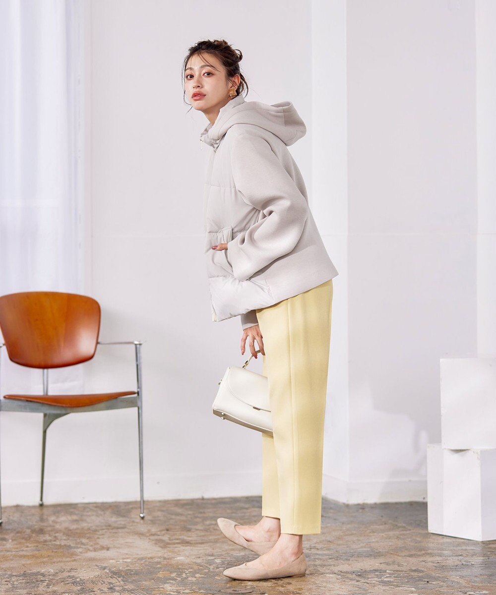 Tiaclasse 【洗える】センタープレス テーパードパンツ 