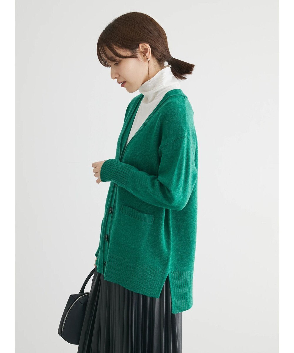 Green Parks カットリブタートルネックプルオーバー 