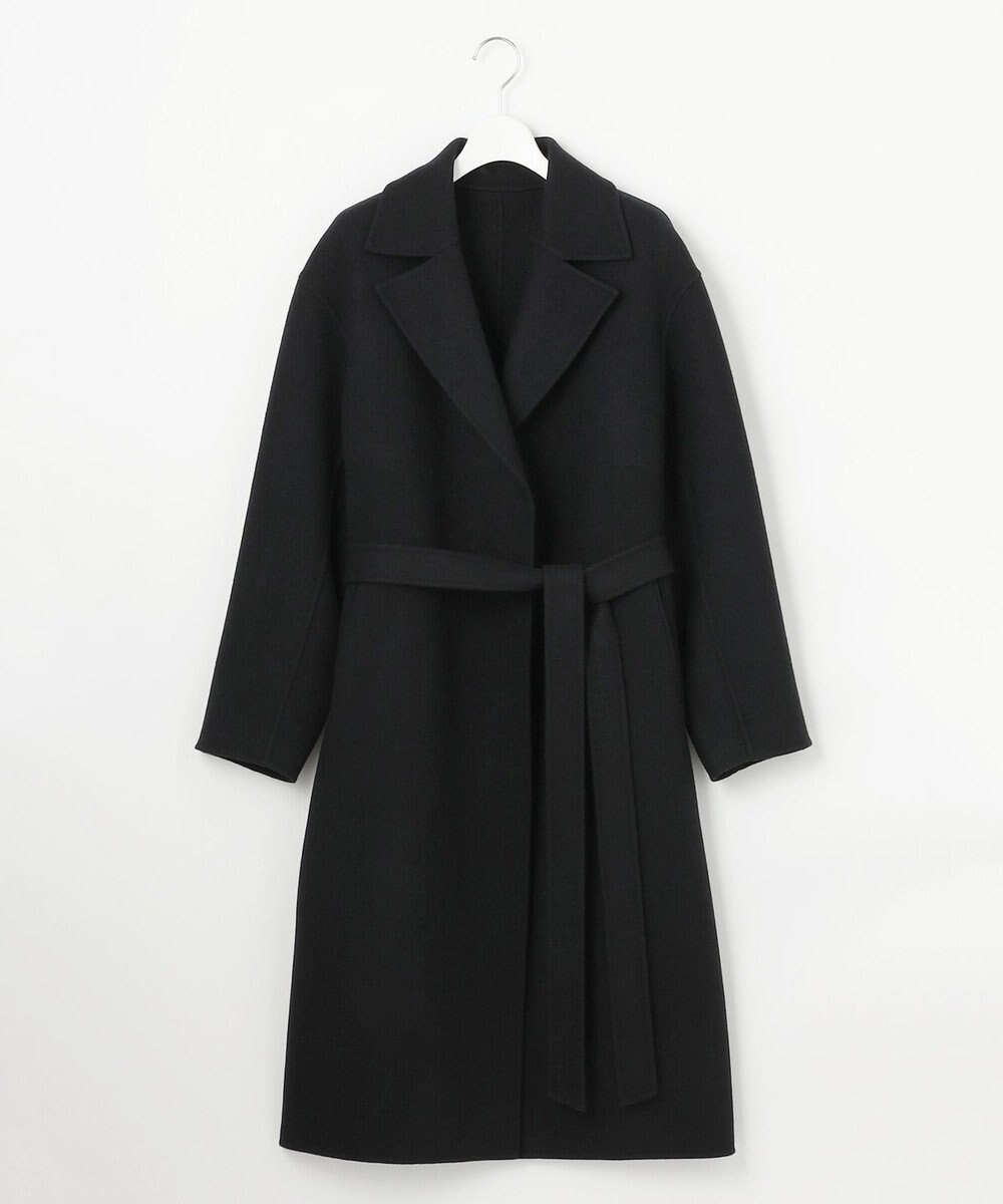 23区 S 【R(アール)】ウールメルトンリバー ロング ラップコート 