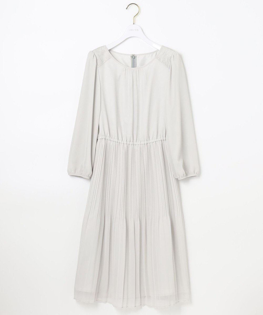 ANY SIS 【洗える】フェミニンプリーツ ワンピース 