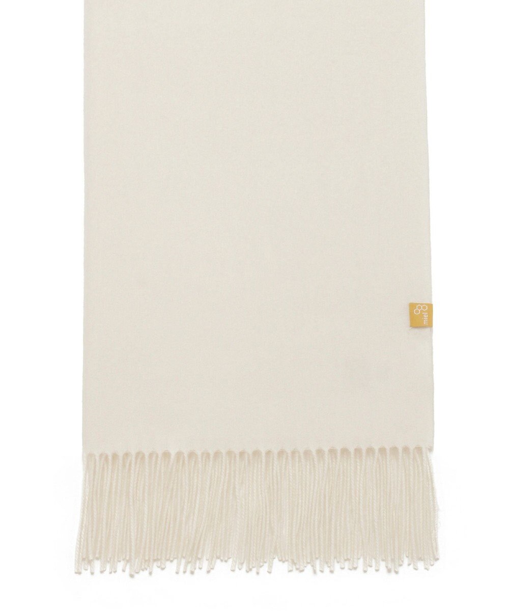 MOONBAT WEB限定【洗える】ミエル (miel) カシミヤ100％ 無地ストール 