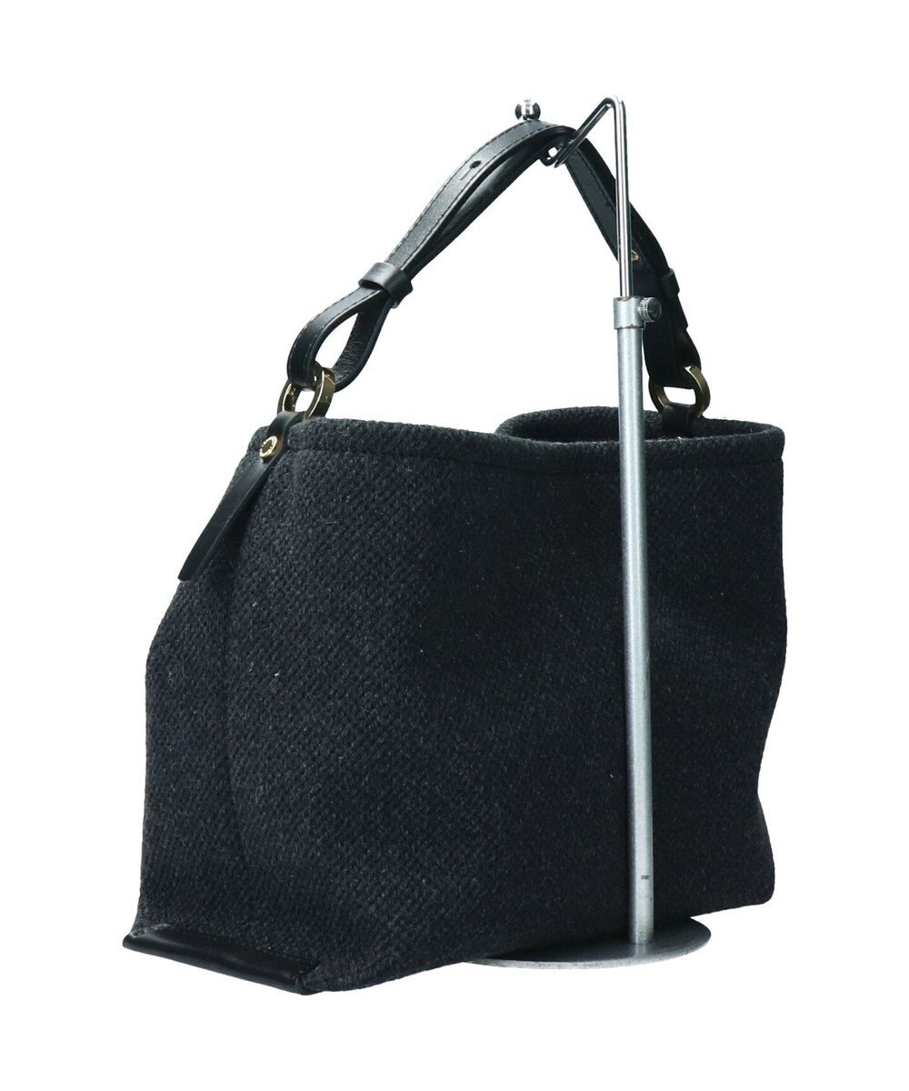 INTER-CHAUSSURES 【LORISTELLA】レザーハンドルキャンバスバッグ 