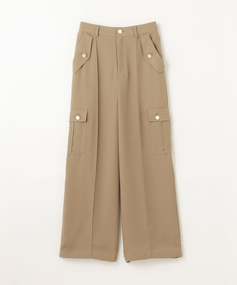 GRACE CONTINENTAL バックサテンカーゴパンツ 