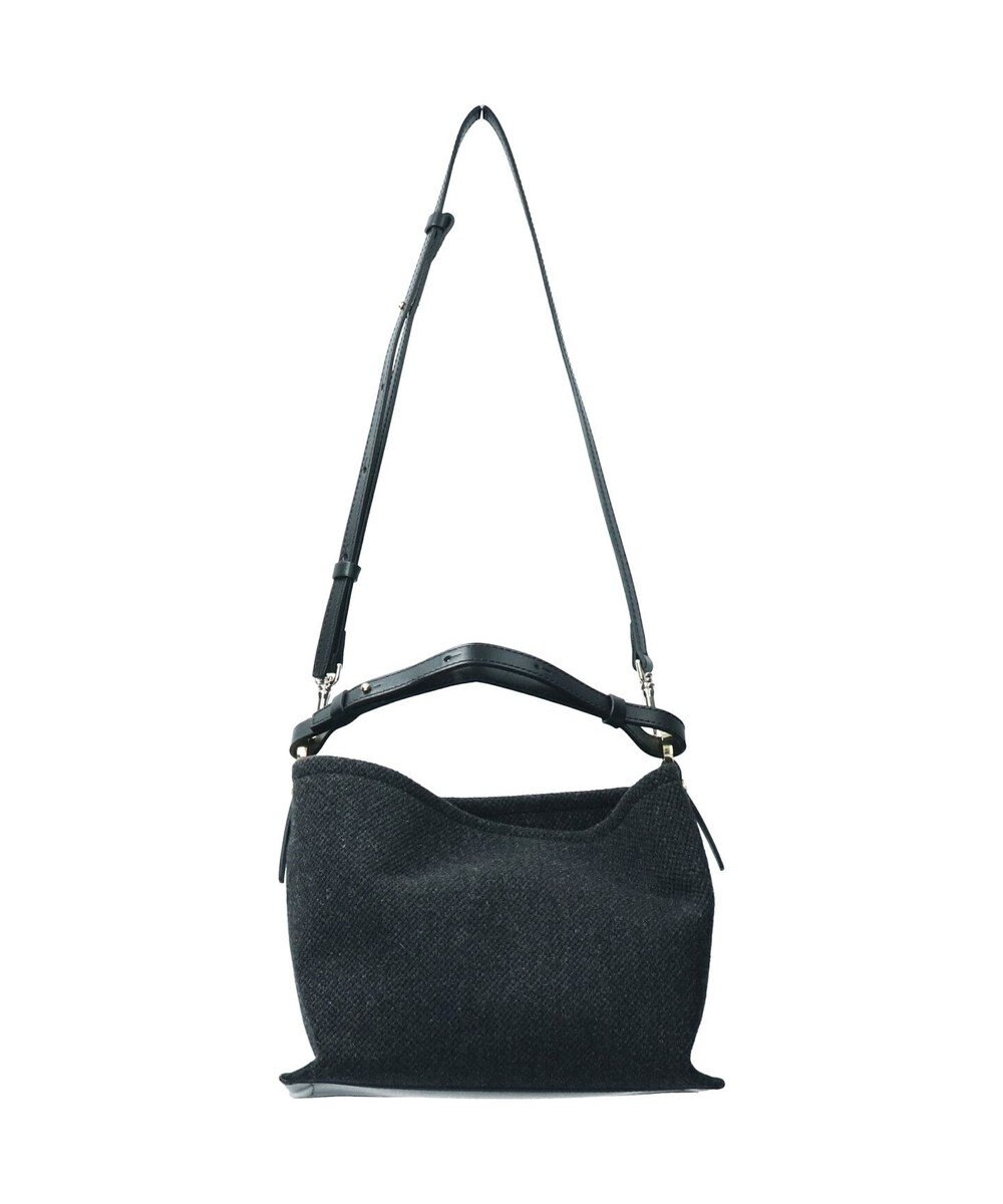 INTER-CHAUSSURES 【LORISTELLA】レザーハンドルキャンバスバッグ 