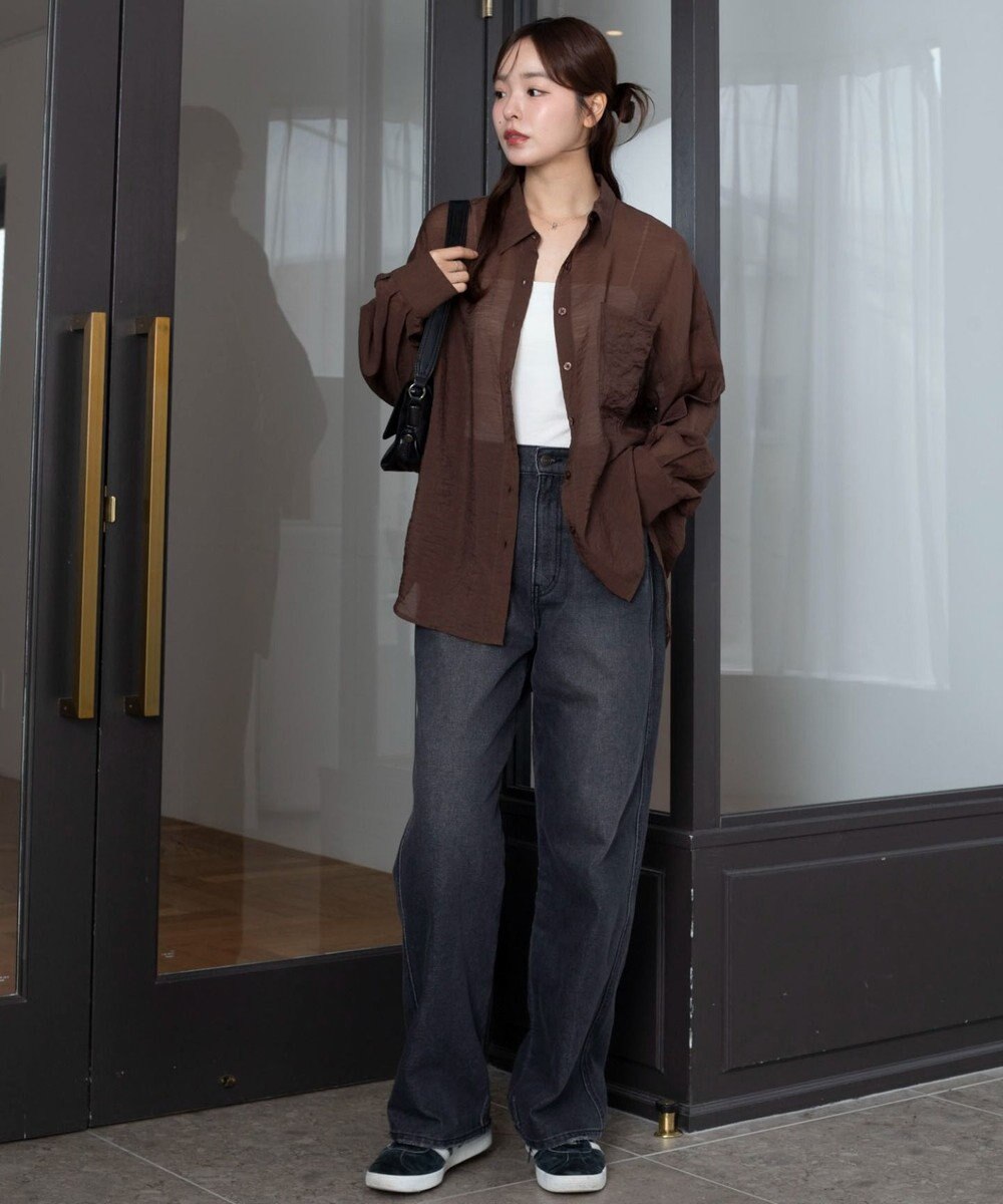 WEGO 【2026年春夏新作】シアーシャツ 