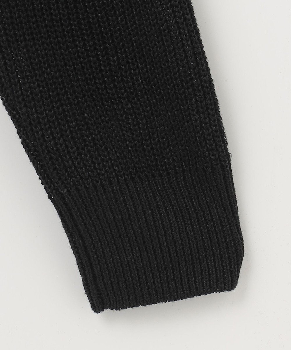 自由区 【XSサイズ～/洗える】リネンミドルゲージボートネック ニット 