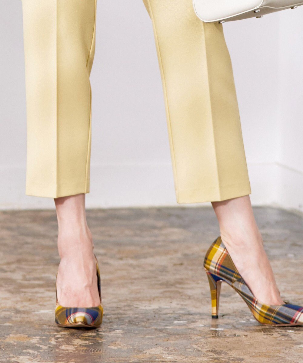 Tiaclasse 【洗える】センタープレス テーパードパンツ 