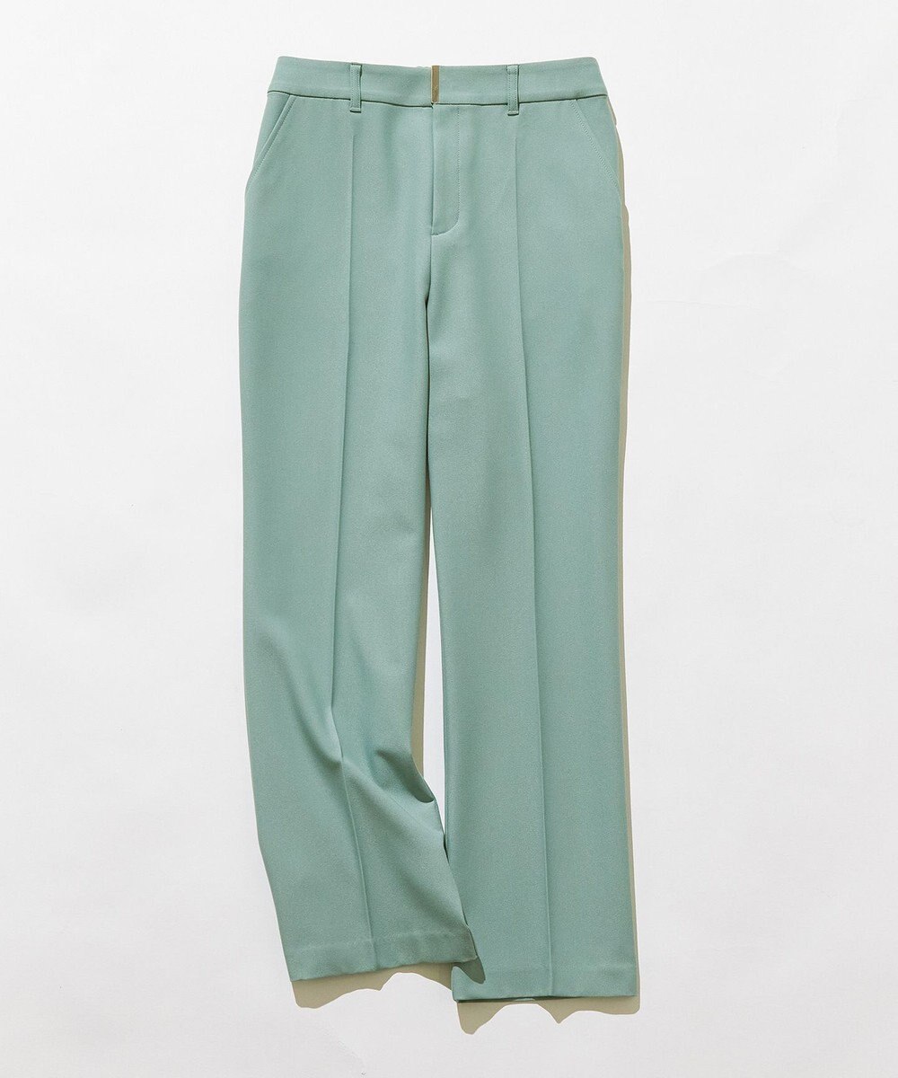 ANY SIS 褒めらレディストレッチ セミフレア テーパードパンツ 