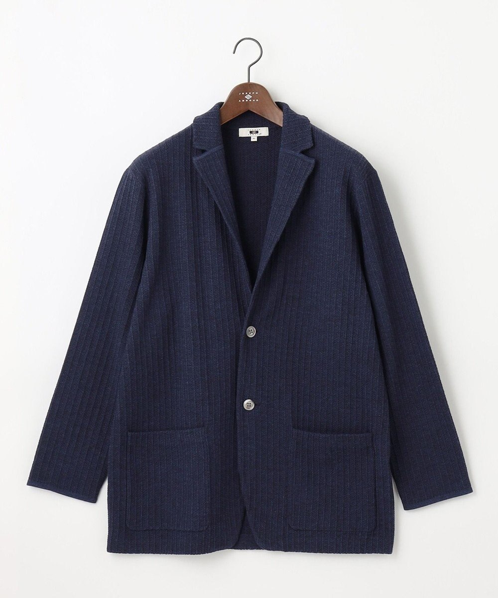 JOSEPH ABBOUD 【キングサイズ・洗える】JOE COTTON使用 ニットジャケット 