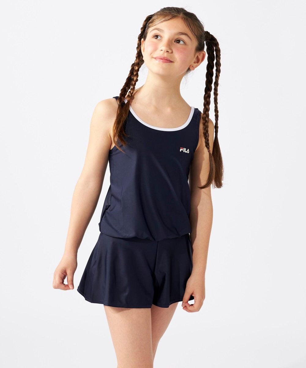 OP／FILA 【FILA】大きいサイズ｜キュロットタイプ ワンピーススクール水着 180㎝ 