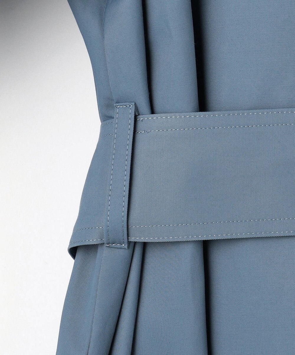 自由区 S コットンナイロンバルカラー コート 