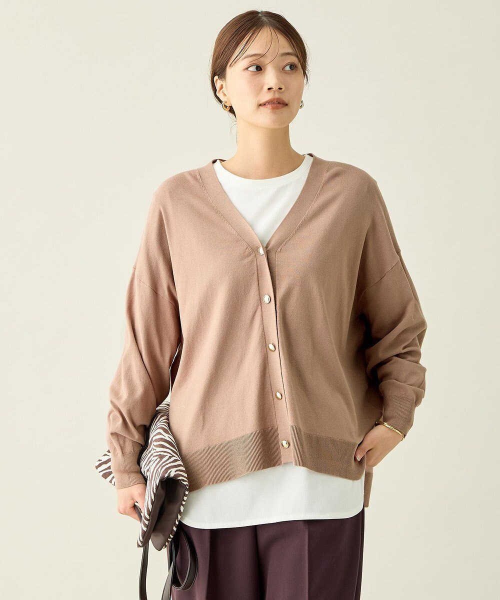 ANY ゆるＶネックカーディガン 