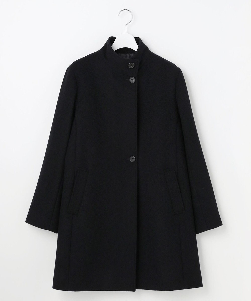 J.PRESS LADIES ショートビーバー スタンドカラー コート 