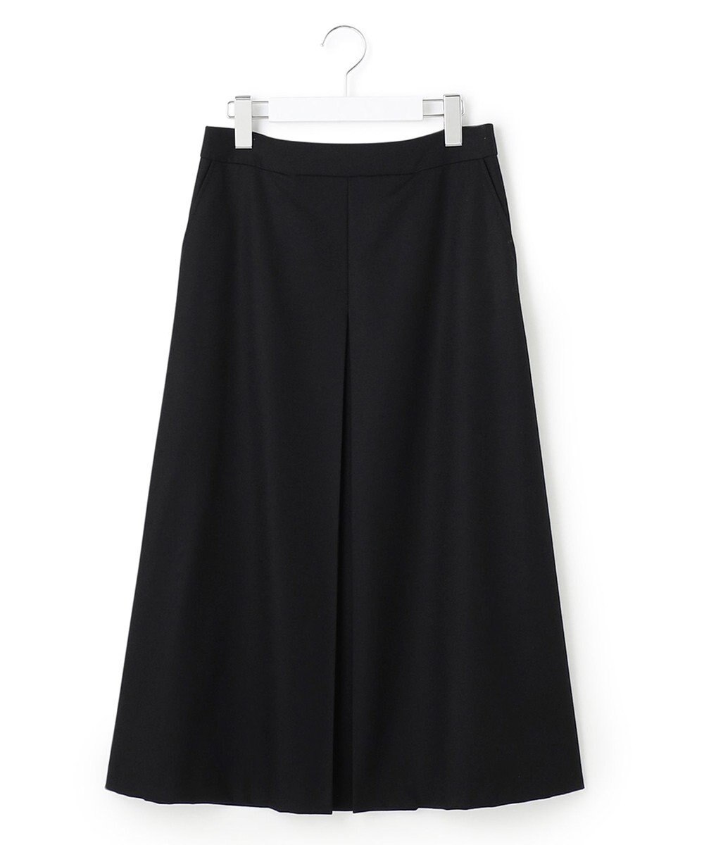 23区 ウールミルドストレッチフロントタック Aラインスカート 