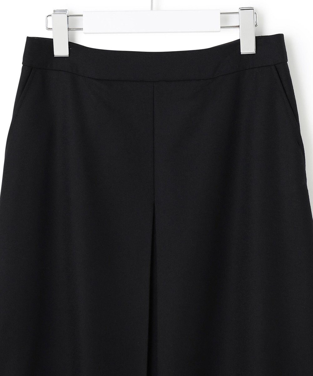 23区 ウールミルドストレッチフロントタック Aラインスカート 