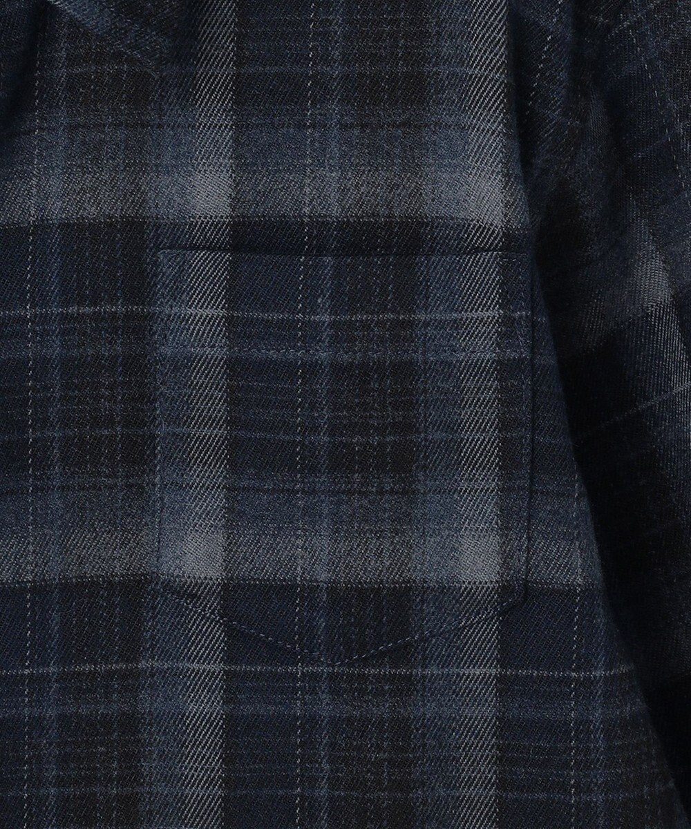 J.PRESS KIDS 【100-130cm】フラッグワッペン チェックシャツ 
