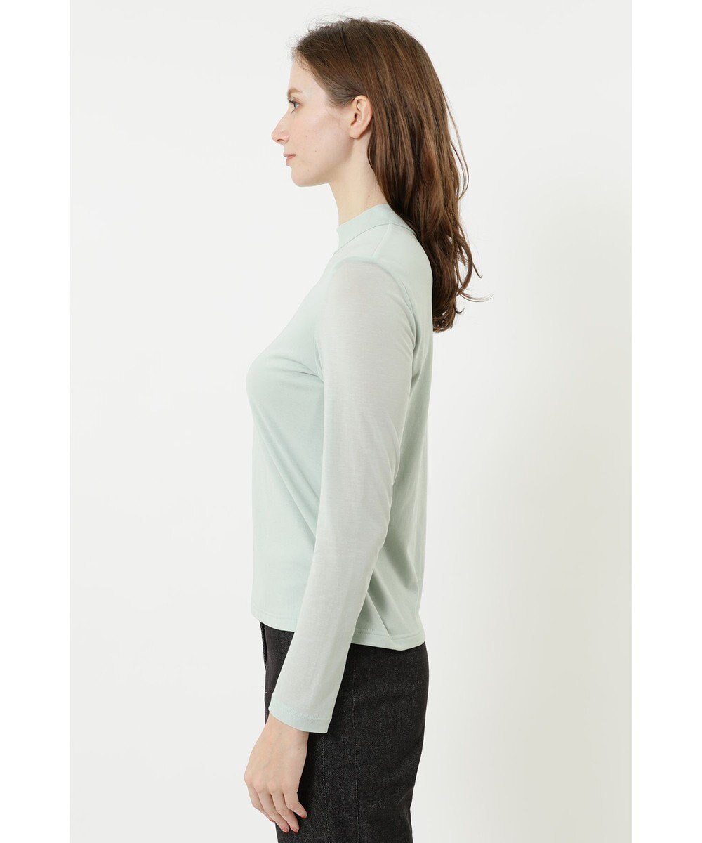 DAKS コットン天竺スタンドカラーカットソー 