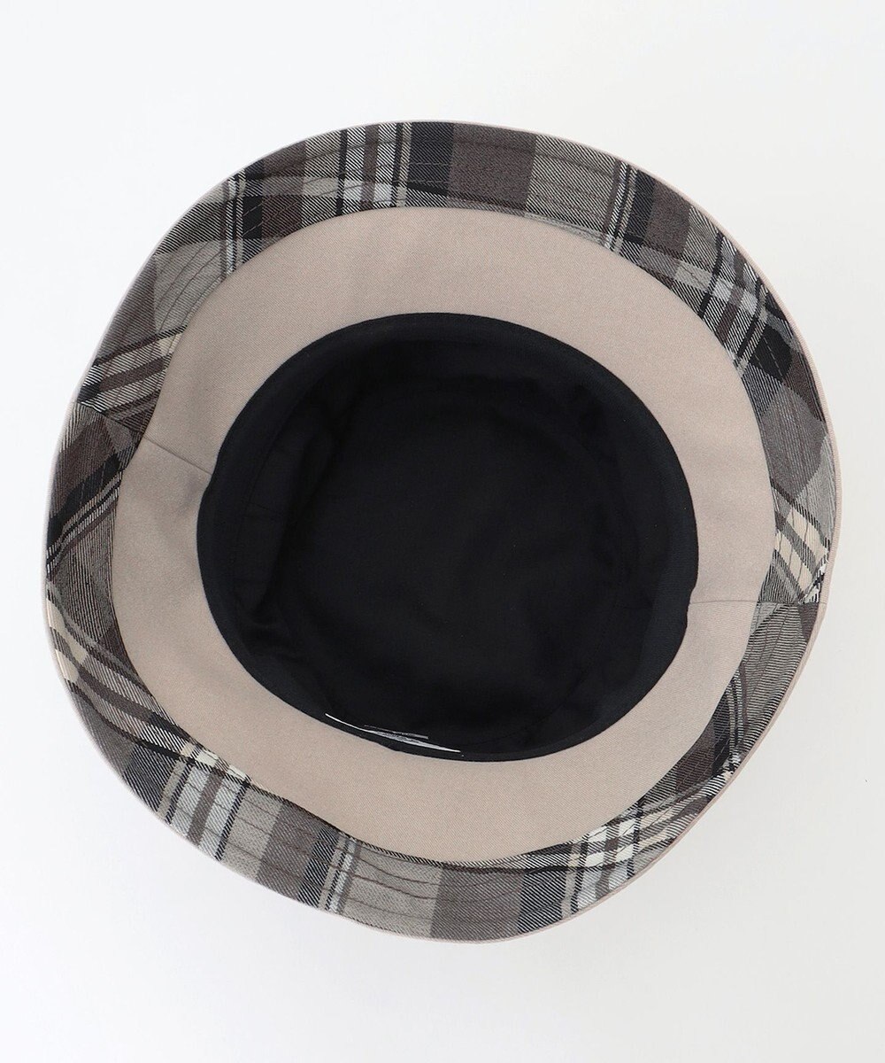 J.PRESS LADIES 【洗える・UV・畳める】Check バケット ハット 