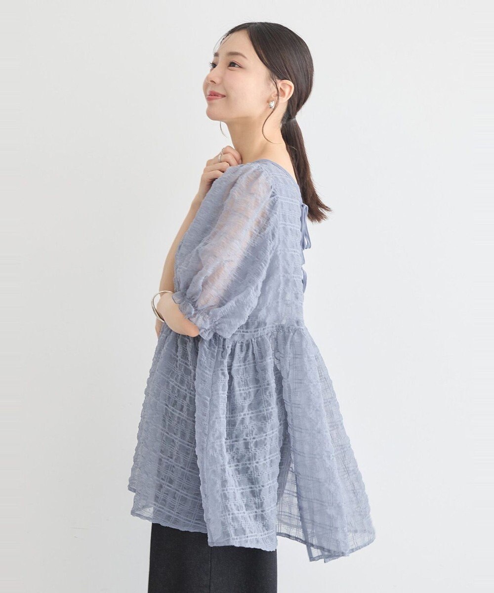 earth music&ecology シアーパフチュニック 