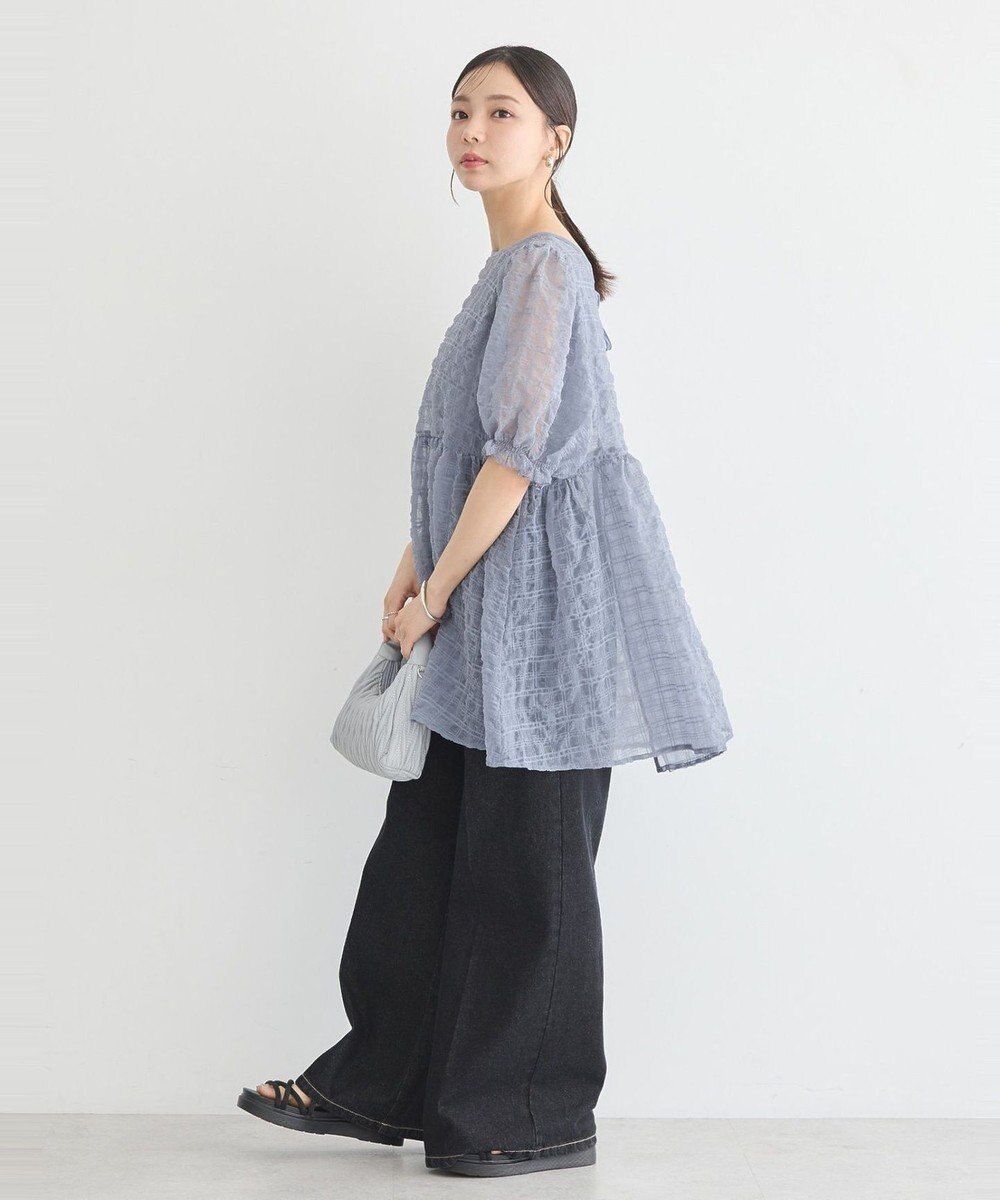 earth music&ecology シアーパフチュニック 