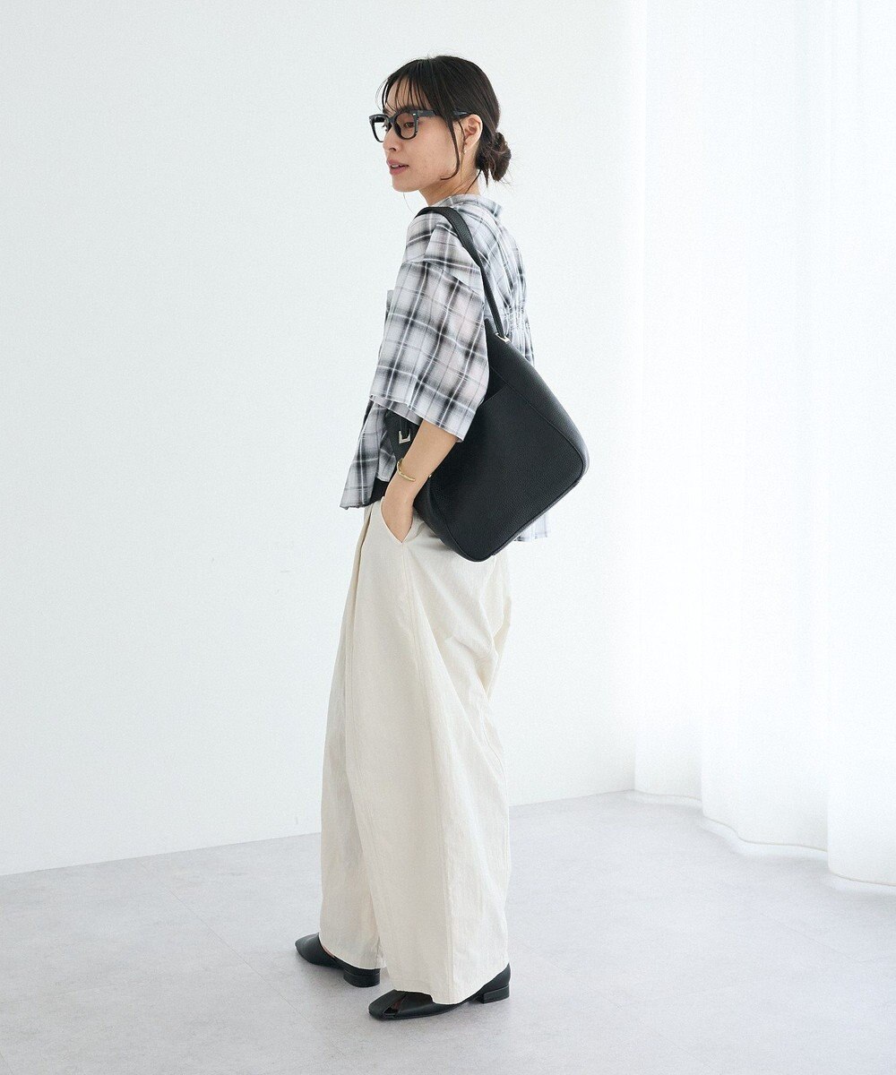 CRAFT STANDARD BOUTIQUE バックギャザーポンチョシャツ 