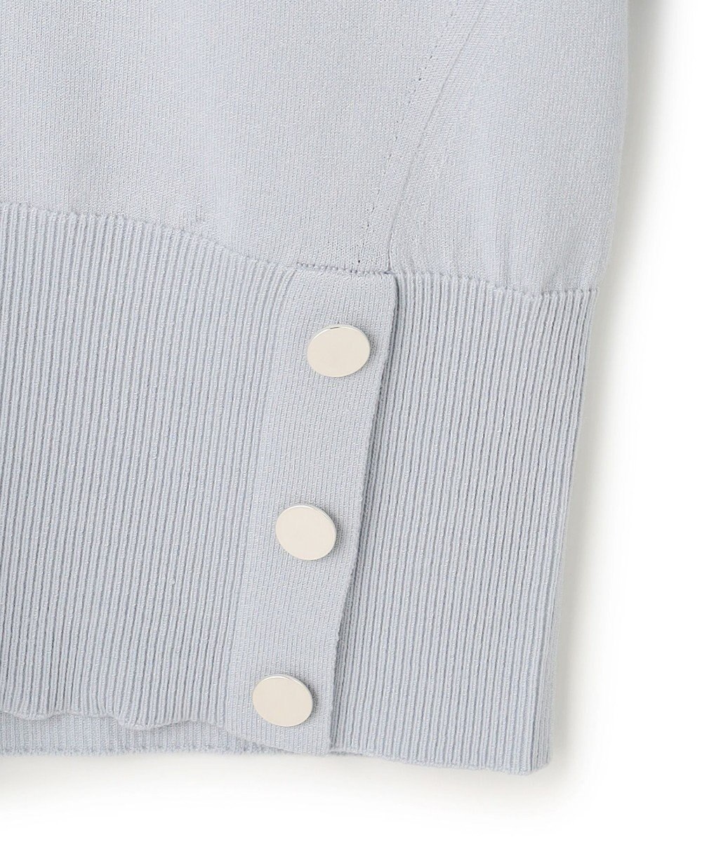 ICB クリアレーヨンストレッチ Vネックニット 