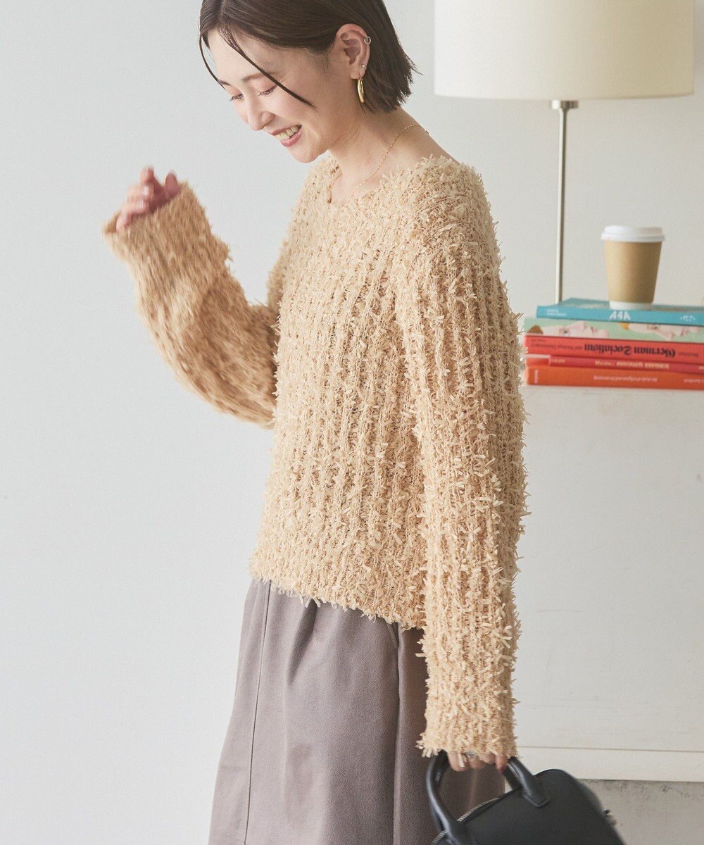 AMERICAN HOLIC リボンヤーンニットプルオーバー 