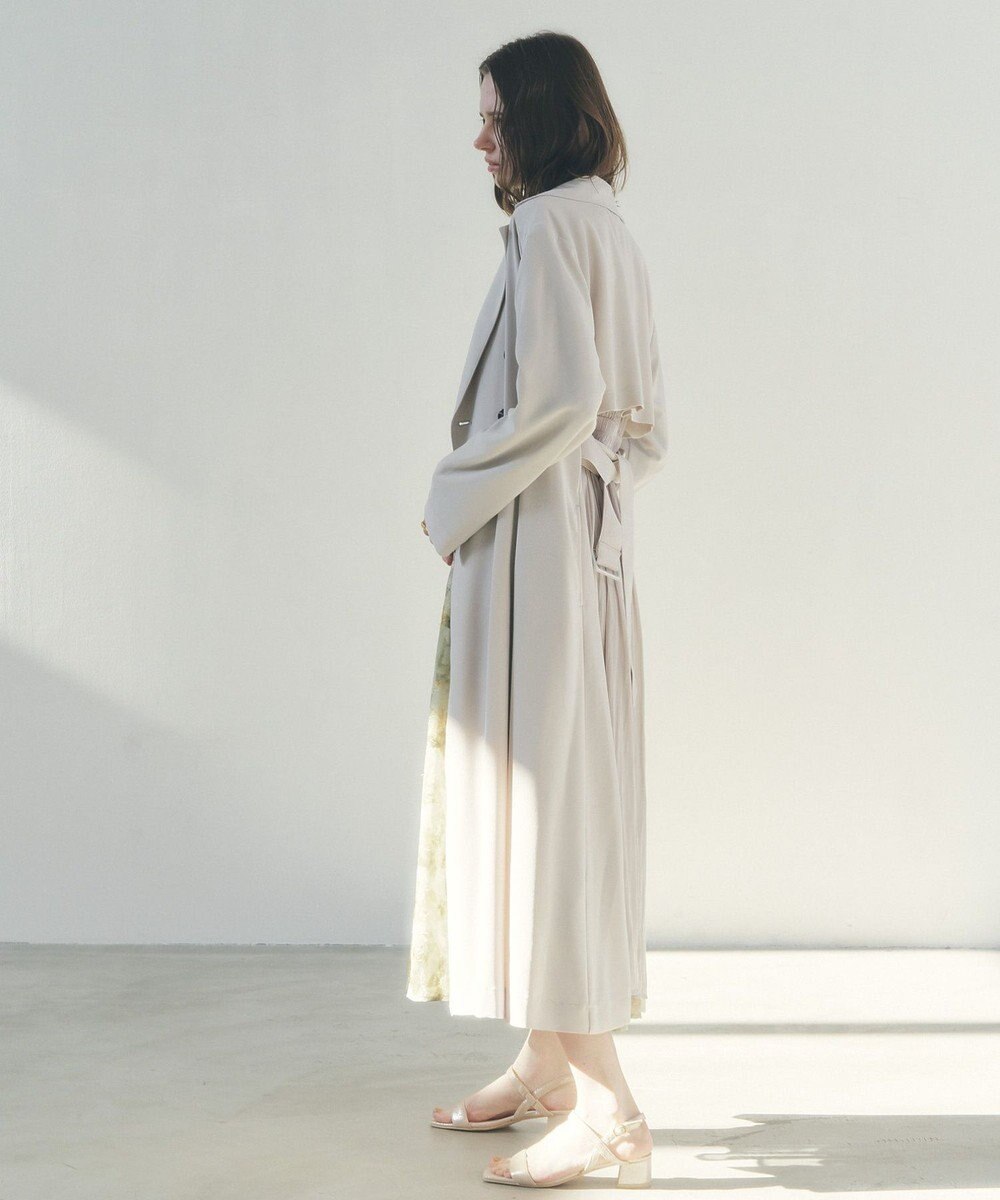 YECCA VECCA 【UVカット/花粉ガード】素材MIXトレンチコート 