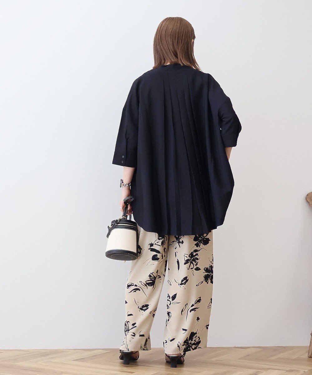 AMERICAN HOLIC 【WEB限定】接触冷感バンドカラーシャツチュニック 