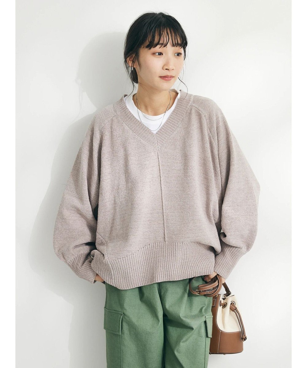 CRAFT STANDARD BOUTIQUE 洗えるコードモールＶネックプルオーバー 