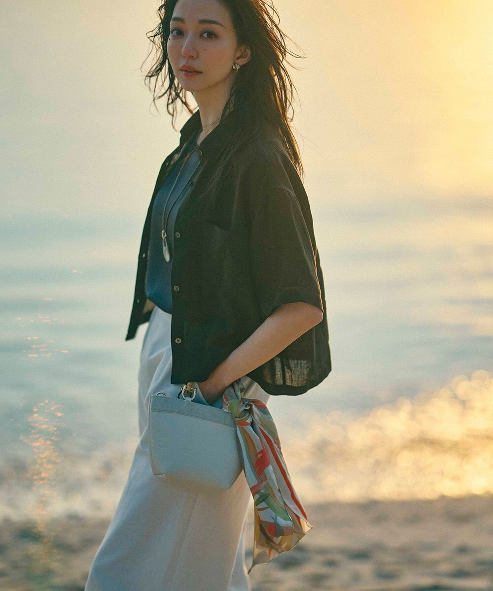 23区 Ratti  ペインティング柄 ロングスカーフ 