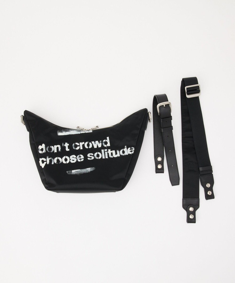 russet ステンシル風プリント ナイロン2WAYミニショルダーバッグ(SF-270) 